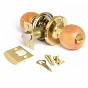 Картинка Защёлка межкомнатная Apecs 6072-03-G/BEECH золото/бук